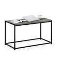thumbnail image 1 of Furinno Camnus Coffee Table, Metal Frame Grey Coffee Table, Rectangular Wide Side Table, Easy Assembly, for Living Room, Bedroom, Home Office, Grey Oak, 1 of 5