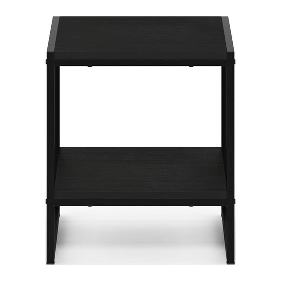 Furinno Camnus Modern Living 2-Tier End Table, Americano