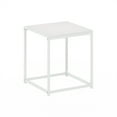 thumbnail image 1 of Furinno Camnus Modern Living End Table, Solid White/White, 1 of 6