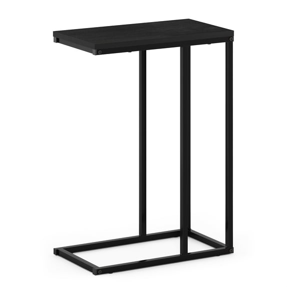 Furinno CAMNUS Engineered Wood Living Sofa Side Table in Americano Black