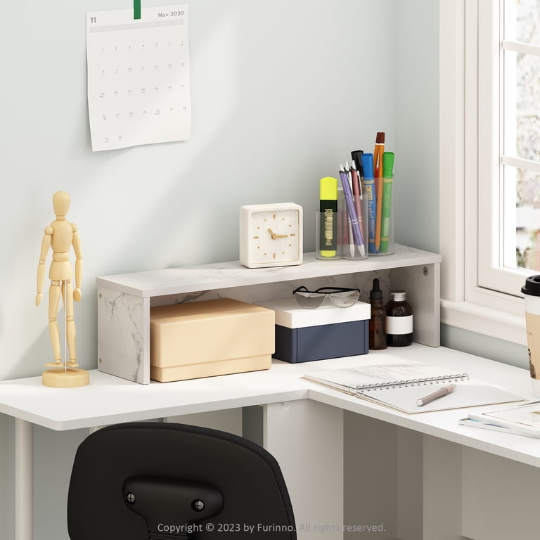 本のラック【studio fujino】 Furinno Classic 23-Inch Desk Organizer, Shelf Organizer Storage