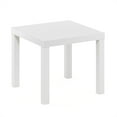 thumbnail image 1 of Furinno Classic Homey Square Side Table in White, 1 of 6