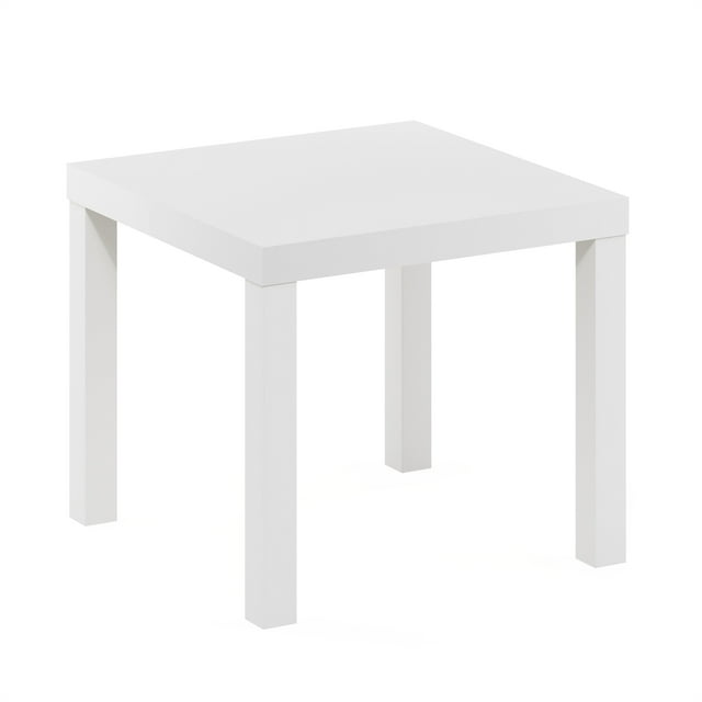 Furinno Classic Homey Small End Table for Living Room, White - Walmart.com