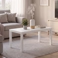 thumbnail image 1 of Furinno Classic Simple Coffee Table for Living Room in White, 1 of 9