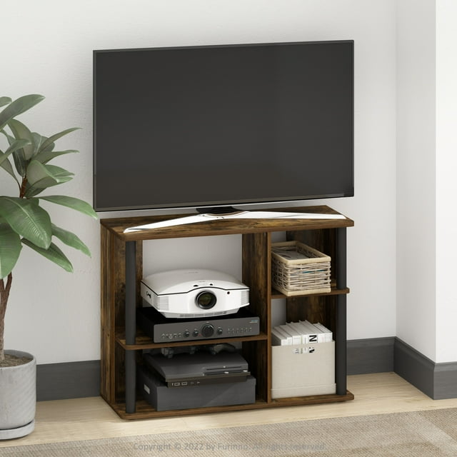 Furinno Classic Bedroom TV Stand Suitable for 40Inch TV, Amber Pine