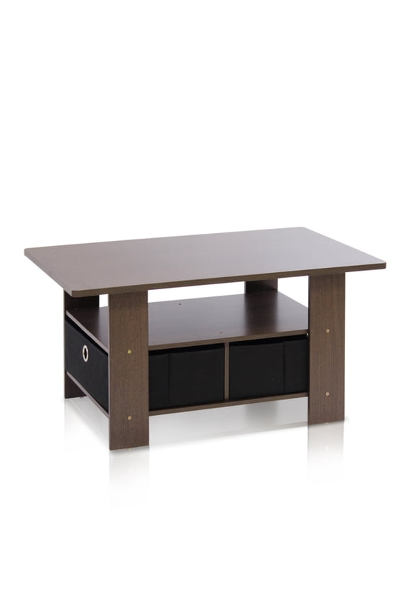 Furinno Coffee Table w/Bin Drawer