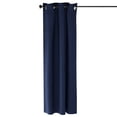 thumbnail image 1 of Furinno Collins Blackout Curtain 42X63 In. 2 Panels, Dark Blue, 1 of 7