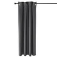 thumbnail image 1 of Furinno Collins Blackout Curtain 52X63 In. 1 Panel, Dark Grey, 1 of 4
