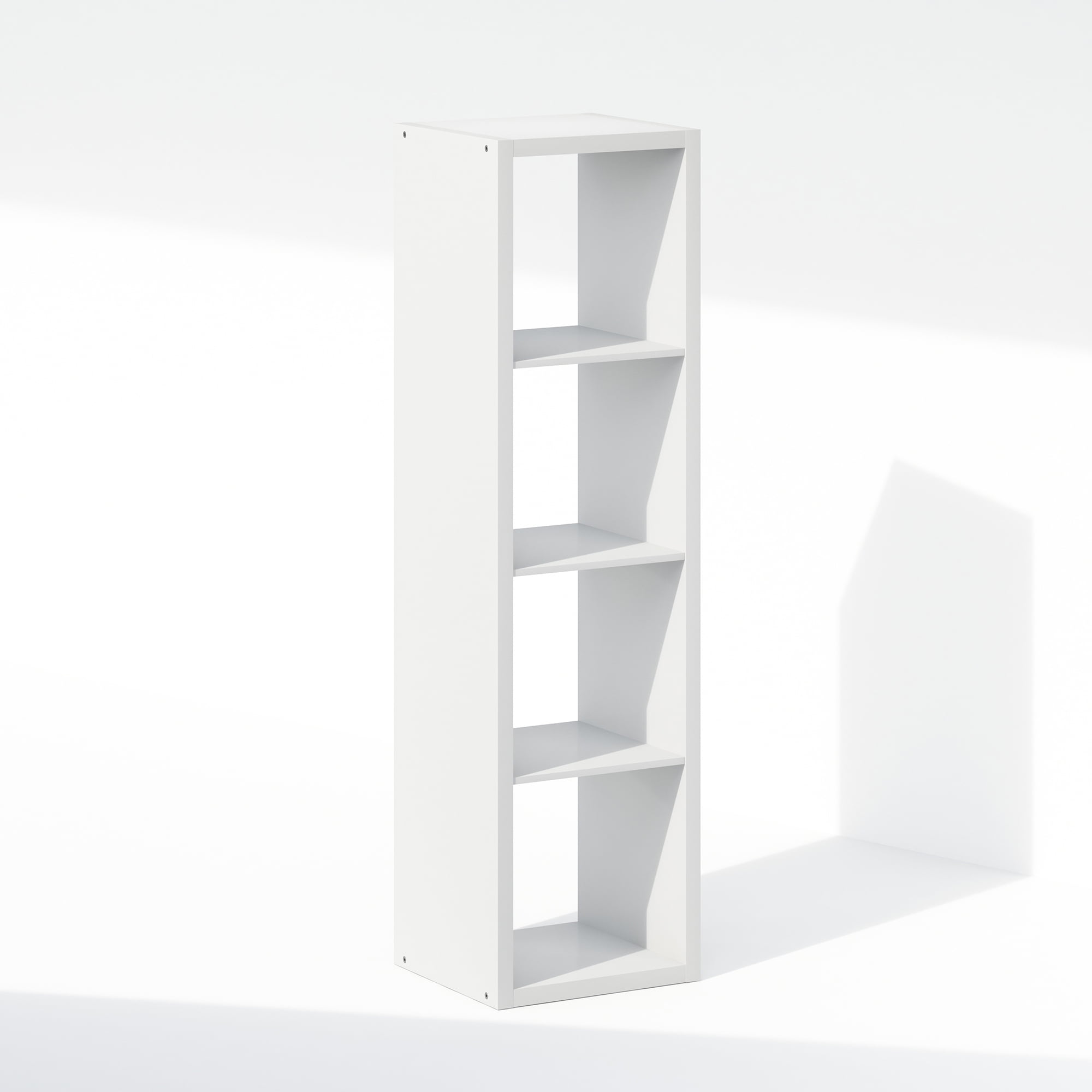 Furinno Organizer A Cubi 3 Ripiani, Rovere Scuro – Ideale Per Salotto, Camera E Ufficio, Facile Da Montare