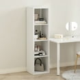 thumbnail image 1 of Furinno Cubic Open Back Multipurpose Clothing & Closet Storage Organizer Shelf, 4-Cube, White, 1 of 6