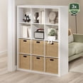 thumbnail image 1 of Furinno Cubicle Extra Thick Frame Decorative Cube Storage Organizer, 12-Cube, White, 1 of 12