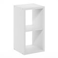 thumbnail image 1 of Furinno CUBICLE Book Shelf, 2-Cube Bookshelf, Extra Thick Frame Horizontally & Vertically Reversible Bookcase with Open Back, 14.6 x 16 x 30, for Living Room, Bedroom, Home Office, White, 1 of 6