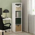 thumbnail image 1 of Furinno CUBICLE Open Back Decorative Verticle Cube Storage Organizer in White, 1 of 8