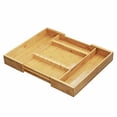 thumbnail image 1 of Furinno DaPur Bamboo Expandable Drawer Organizer with Cutlery Storage FK8720, 1 of 2