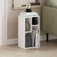 thumbnail image 1 of Furinno Daly 3-Cube Irregular Cubes Bookcase, Bookshelf, Storage Organizer, White, 1 of 6
