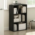 thumbnail image 1 of Furinno DALY 6-Cube Irregular Cubes Bookcase in Bookshelf in Storage Espresso, 1 of 6