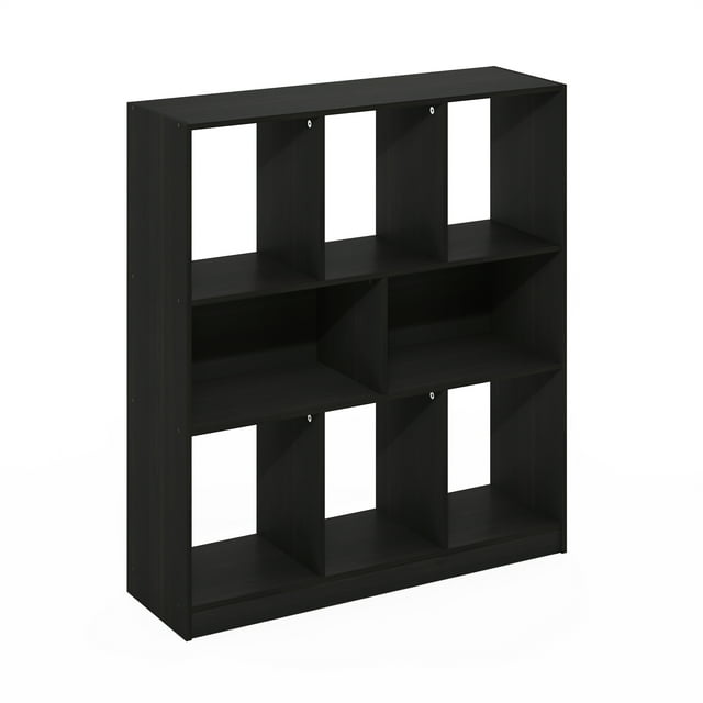 Furinno Daly 8-Cube Horizontal Bookcase, Bookshelf, Storage Organizer, 35 Width, Espresso