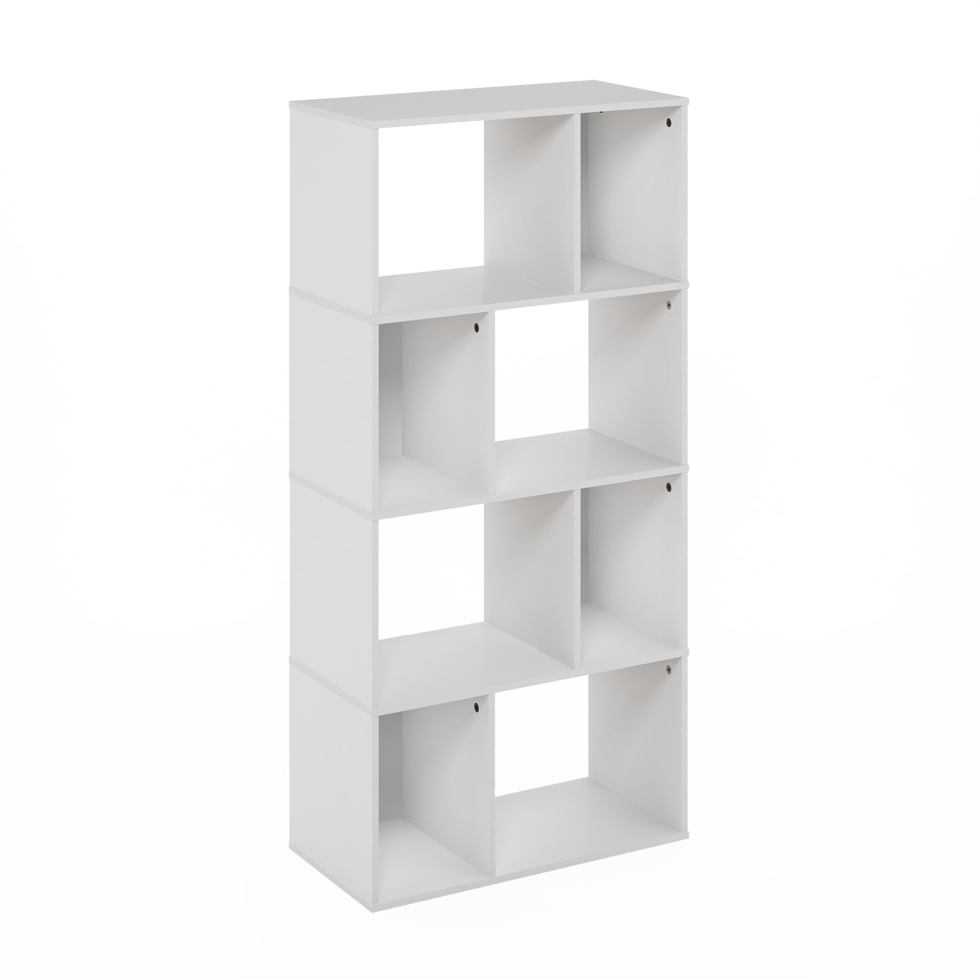 Furinno Daly 6-Würfel Bücherregal - Unregelmäßiges Design In Espresso