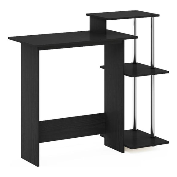 Furinno Efficient Home Laptop Notebook Computer Desk in Stainless Steel Tubes