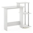thumbnail image 1 of Furinno Efficient Home Laptop Notebook Computer Desk, White Oak, Stainless Steel Tubes, 1 of 6
