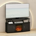 thumbnail image 1 of Furinno Electric Fireplace TV Stand, Entertainment Center for TV up to 55 Inch, 1 of 8