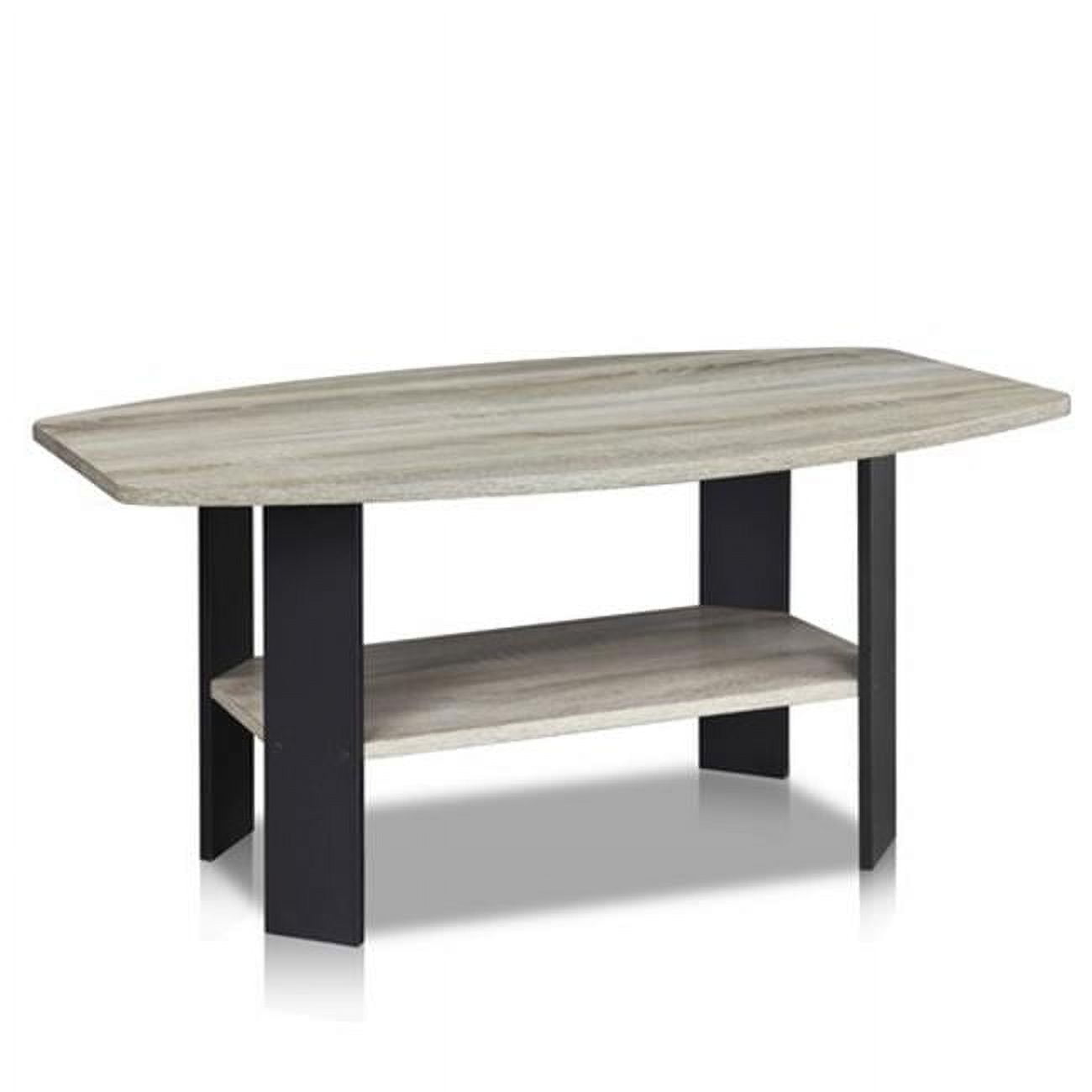 Eco-Friendly Modern Rectangular Coffee Table in French Oak Grey