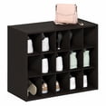 thumbnail image 1 of Furinno FANO Shoe Rack, 15-Cube Shoe Organizer, Stackable Shoe Storage, 11.4 x 24.2 x 19.3, for Closet Entryway, Office, Garage, Dark Oak, 1 of 5