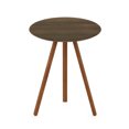 thumbnail image 1 of Furinno FSTR18016WN Redang Outdoor 3-Leg Round Smart Top Table, Small, Walnut, 1 of 5