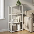 thumbnail image 1 of Furinno FULDA 3-Tier Narrow 10-In Width Bookcase 9.3 x 9.8 x 31.5, 1 of 4