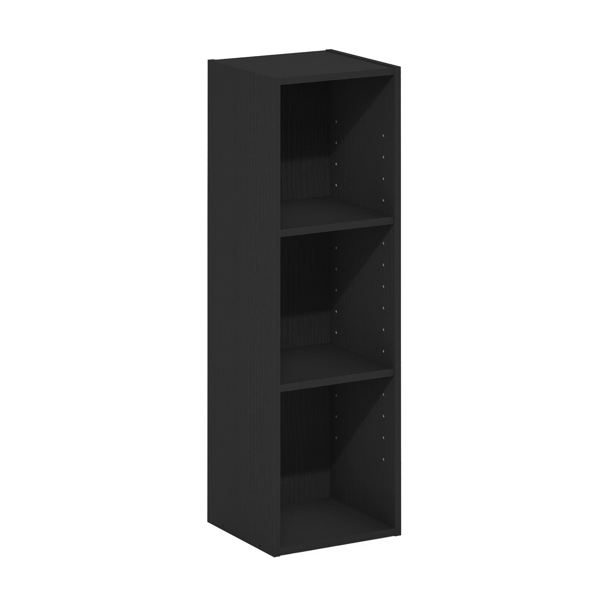 Furinno Fulda 3-Tier Adjustable Space Saving Bookshelf, Compact ...