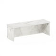 thumbnail image 1 of Furinno Helena 18-Inch Kitchen Counter Stackable Organizer Shelf, Marble White, Set of 2, 1 of 6