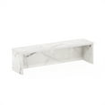 thumbnail image 1 of Furinno Helena 23-Inch Kitchen Counter Stackable Organizer Shelf, Marble White, 1 of 5