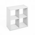 thumbnail image 1 of Furinno Hermite 4-Cube Open Shelves Kitchen Storage, Kitchen Island, Bakers Rack, Buffet Sideboard, White, 1 of 5