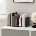 thumbnail image 1 of Furinno Hermite Desk Organizers and Accessories with File Holder, Office Organization, Desk Top Book Shelf, for Office Supplies, Black Espresso, 1 of 8