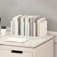 thumbnail image 1 of Furinno Hermite Desk Organizers and Accessories with File Holder, Office Organization, Desk Top Book Shelf, for Office Supplies, Plain White, 1 of 8