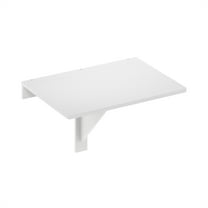 Furinno Hermite Wall Mounting Folding Table, White