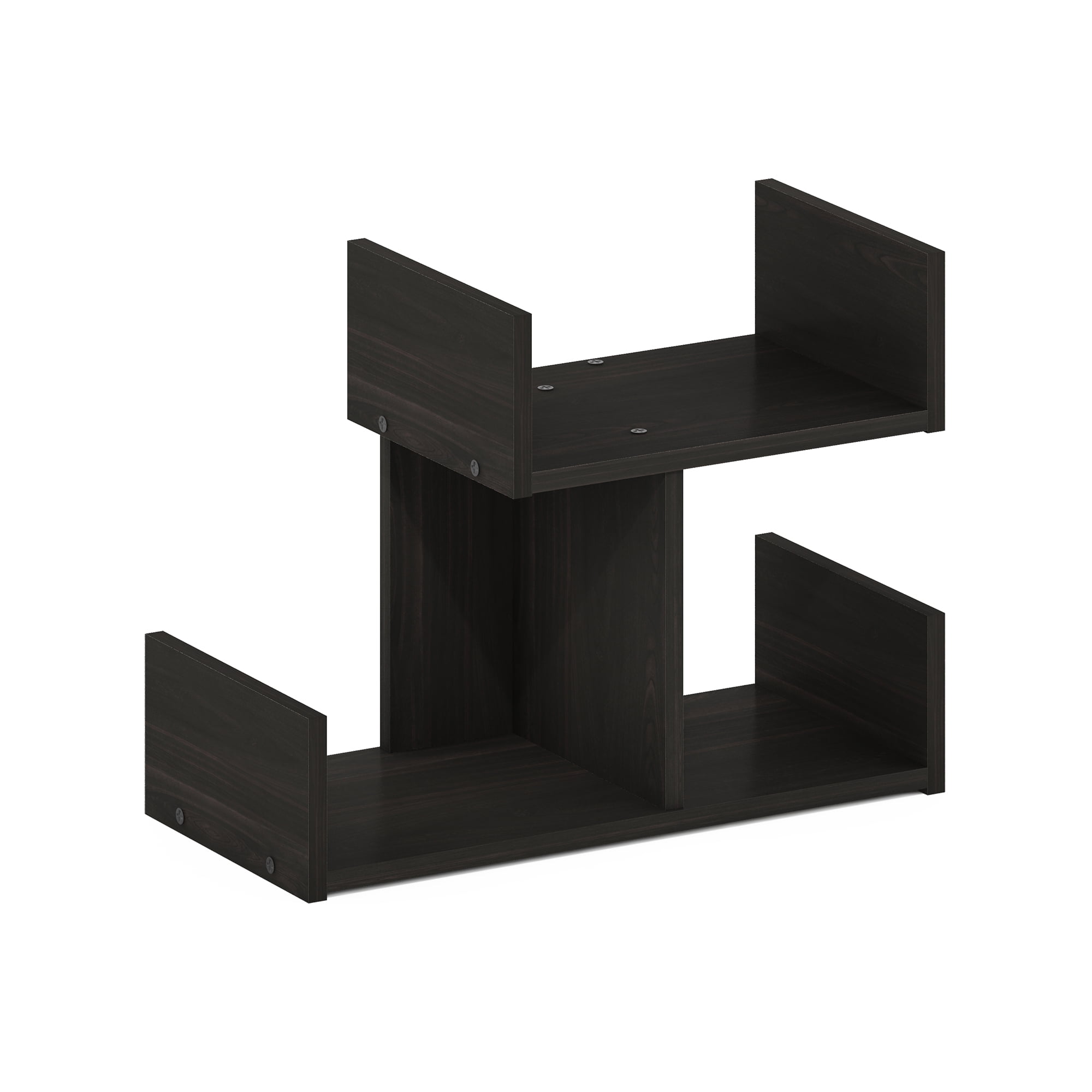 Furinno Hermite Wooden Desktop Bookshelf Storage Organizer for Home and