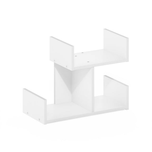 Furinno Hermite Wooden Desktop Bookshelf Storage Organizer for Home and Office Supplies