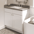 thumbnail image 1 of Furinno Shaker Bath Vanity Cabinet without Top, Ready to Assemble, 21 D x 36 W x 34.5 H, White, 1 of 6