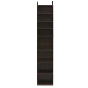 Furinno Indo 7-Tier Media Tower, Espresso 16074EX