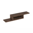 thumbnail image 1 of Furinno Indo Wall Mounted Floating Media Console, 47 Inch, Columbia Walnut, 1 of 6