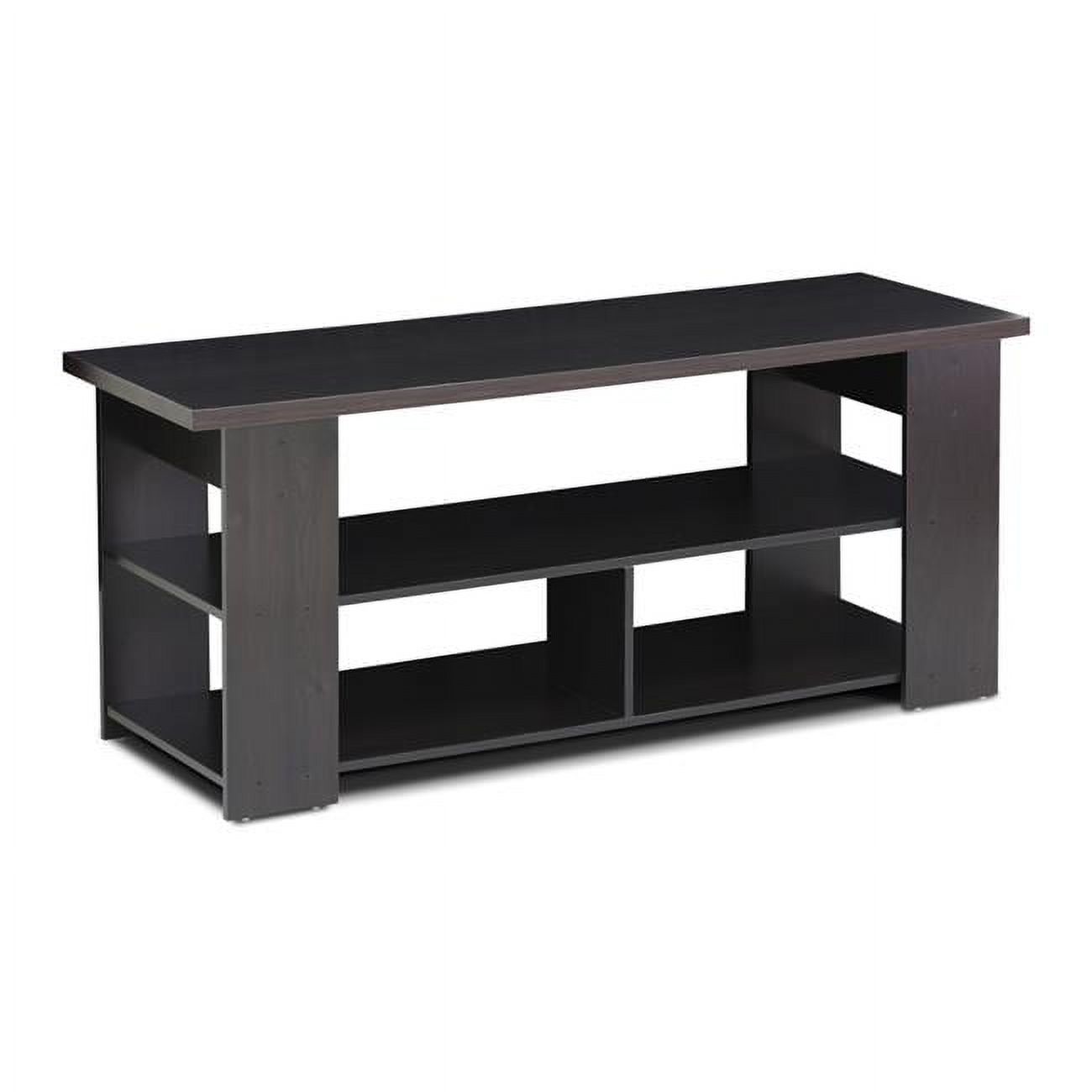 Winsome Wood Zena Corner TV & Media Stand, Espresso Finish