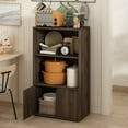 thumbnail image 1 of Furinno JAYA Kitchen Storage Shelf with Cabinet, Columbia Walnut, 1 of 6