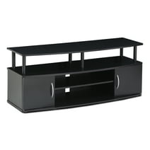 Furinno JAYA Large Entertainment Center Hold up to 55-IN TV, Black
