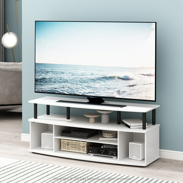 Furinno jaya large entertainment stand for deals tv up to 50 inch