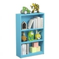 thumbnail image 1 of Furinno JAYA Simple Home 3-Tier Adjustable Shelf Bookcase, Light Blue, 1 of 7