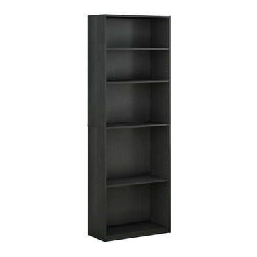 Furinno JAYA Simply Home 5-Shelf Bookcase, Black