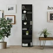 Furinno JAYA Space Saving Multimedia Storage Tower, Espresso