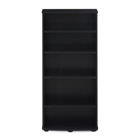 Furinno JAYA 4-Tier Multimedia Storage Tower, Espresso