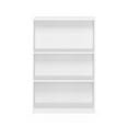 thumbnail image 1 of Furinno JAYA Simple Home 3-Shelf Bookcase, White, 1 of 10
